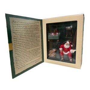 Hallmark 2002 "Santas Big Night" Membership Ornaments 4-Piece Set